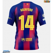 Barcelona Marcus Rashford #14 Hjemmedrakt 2025-26 Kortermet